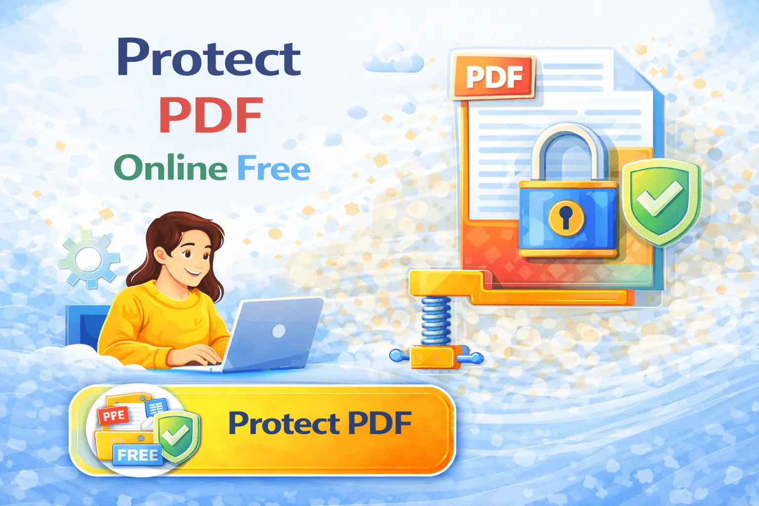 Add password to PDF online - Secure PDF with AES encryption