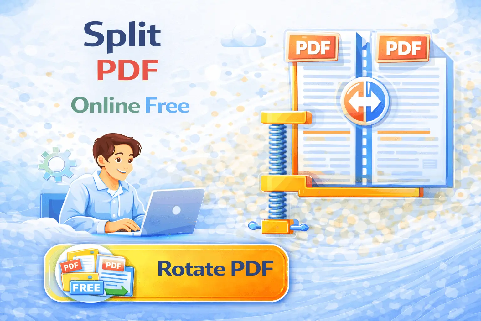 Split PDF online free – separate pages and extract ranges