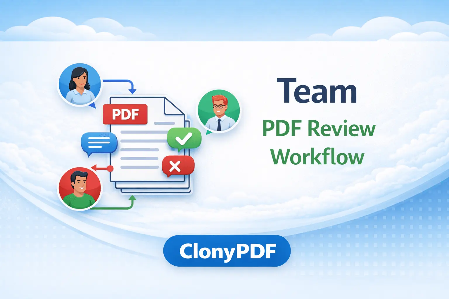 Team PDF Review Workflow Before Client Approval